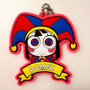 The Amazing Digital Circus Pomni rubber keychain JP