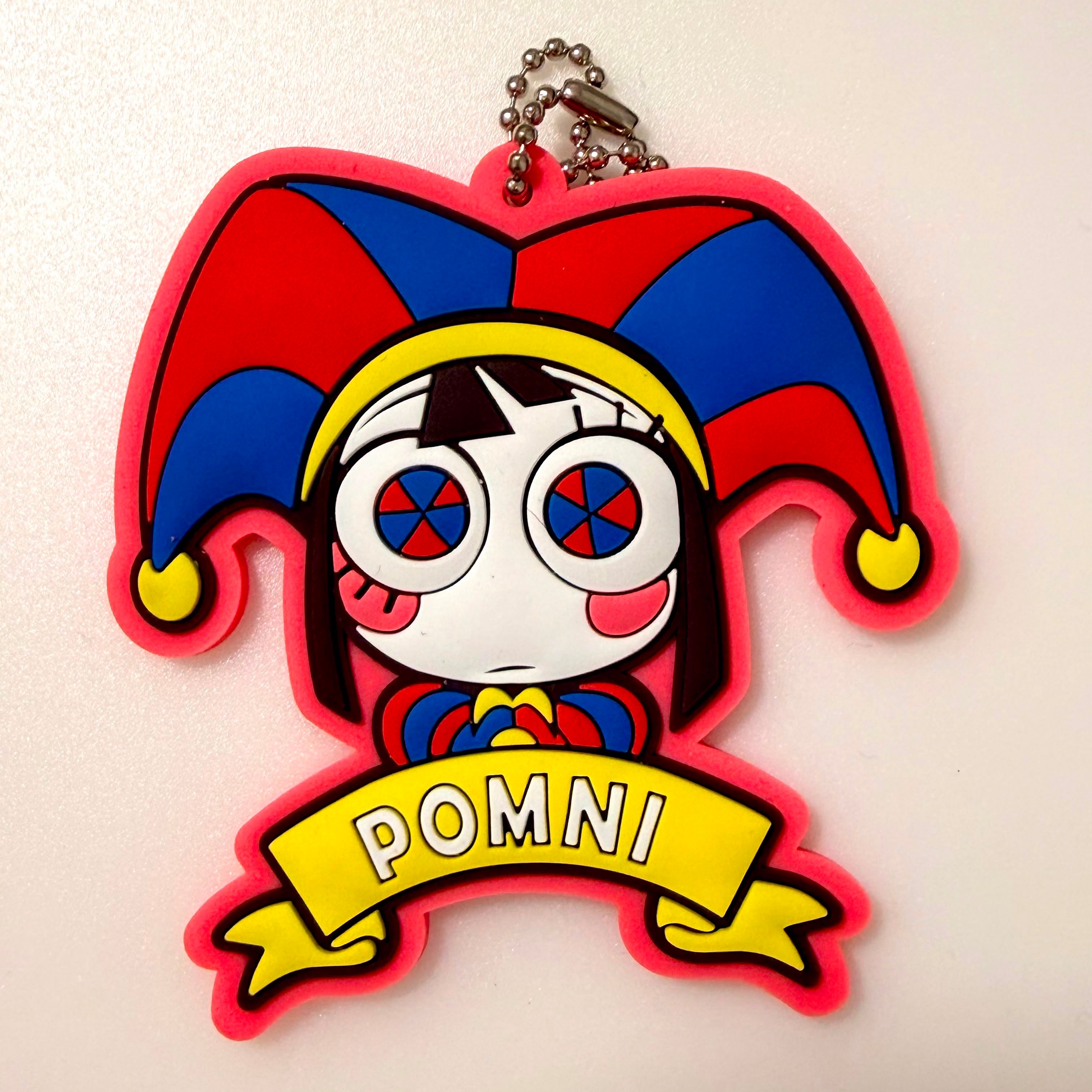The Amazing Digital Circus Pomni rubber keychain JP