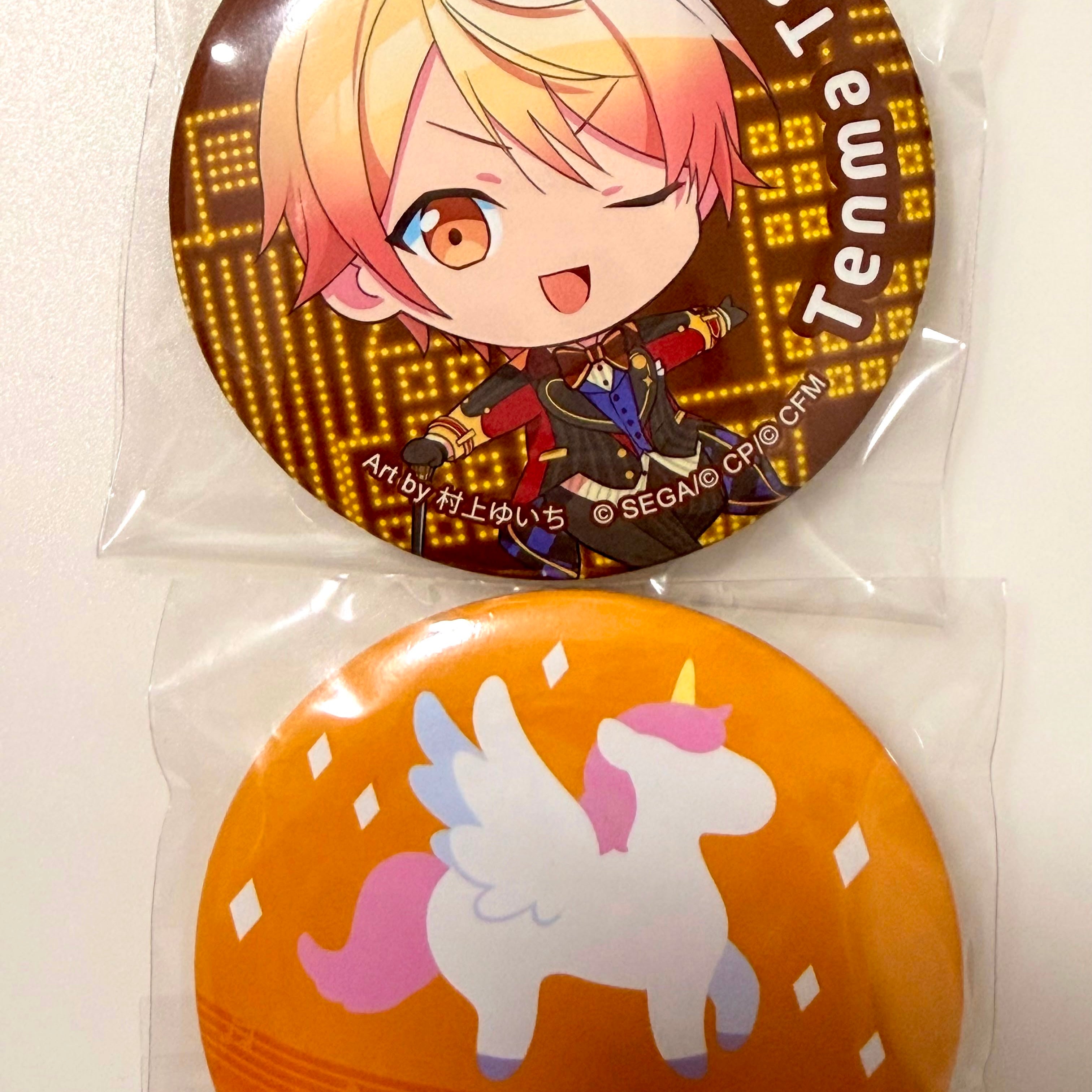 Project SEKAI Tenma Tsukasa Lucky Kuji pin badges by SEGA