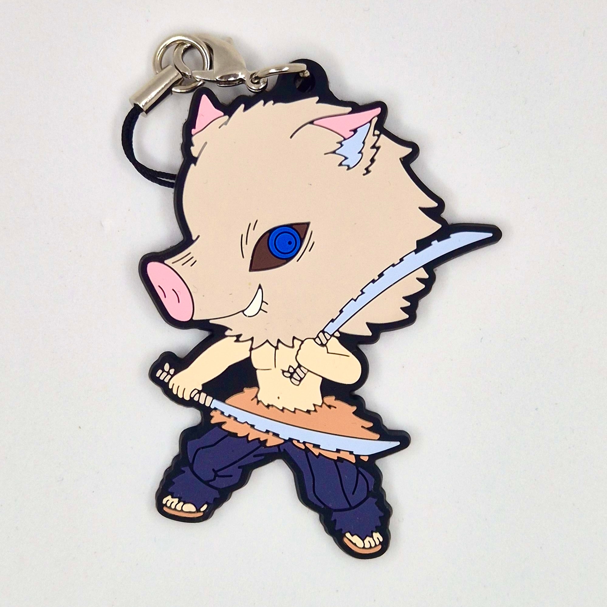 Demon Slayer Inosuke Official Rubber Keychain
