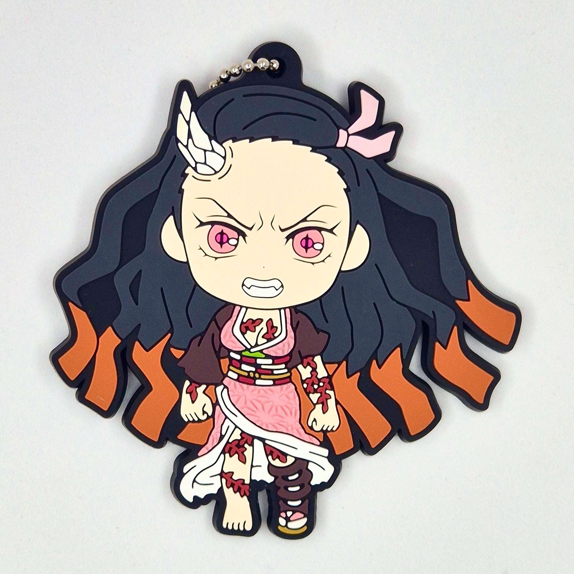 Demon Slayer Official Nezuko Rubber Keychain
