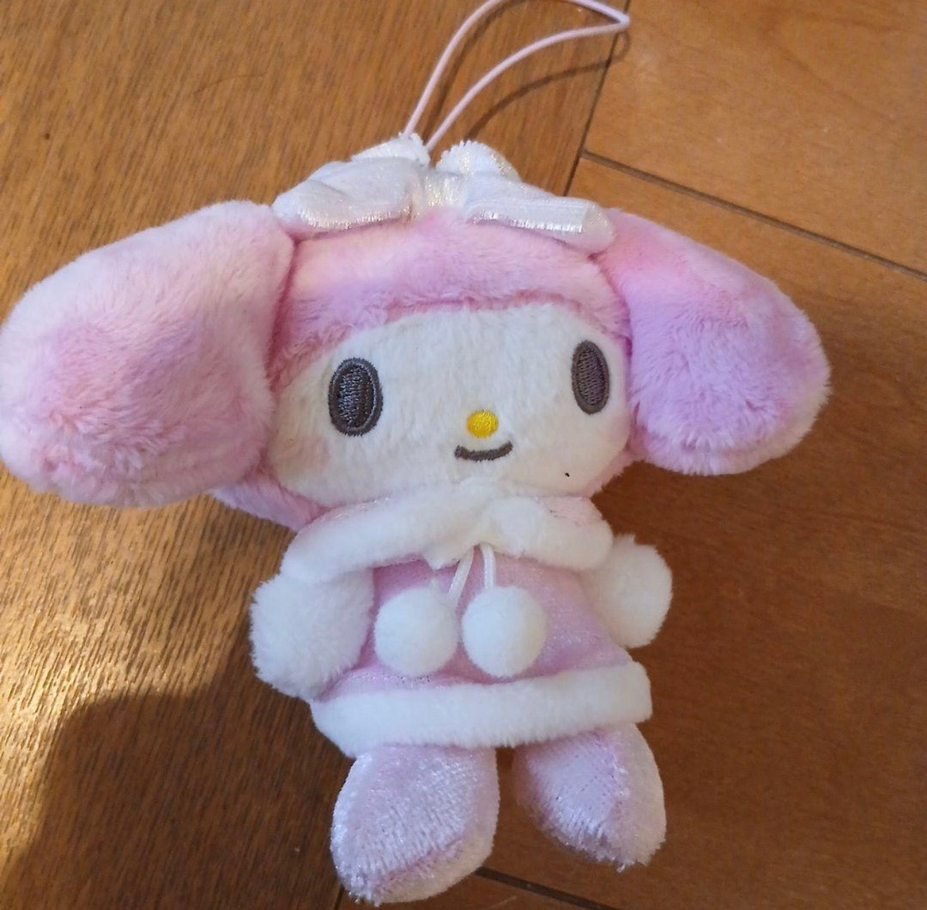 My Melody Sanrio Official Winter Plush Keychain