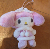 My Melody Sanrio Official Winter Plush Keychain