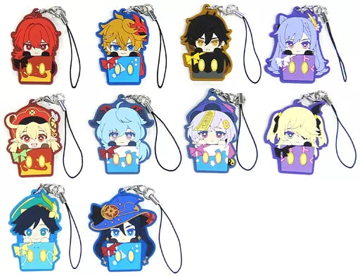 Genshin Impact fischl Official Rubber Keychain Mihoyo Ichiban Kuji