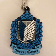 Attack on Titan Mikasa Ackerman Survey Corps rubber keychain