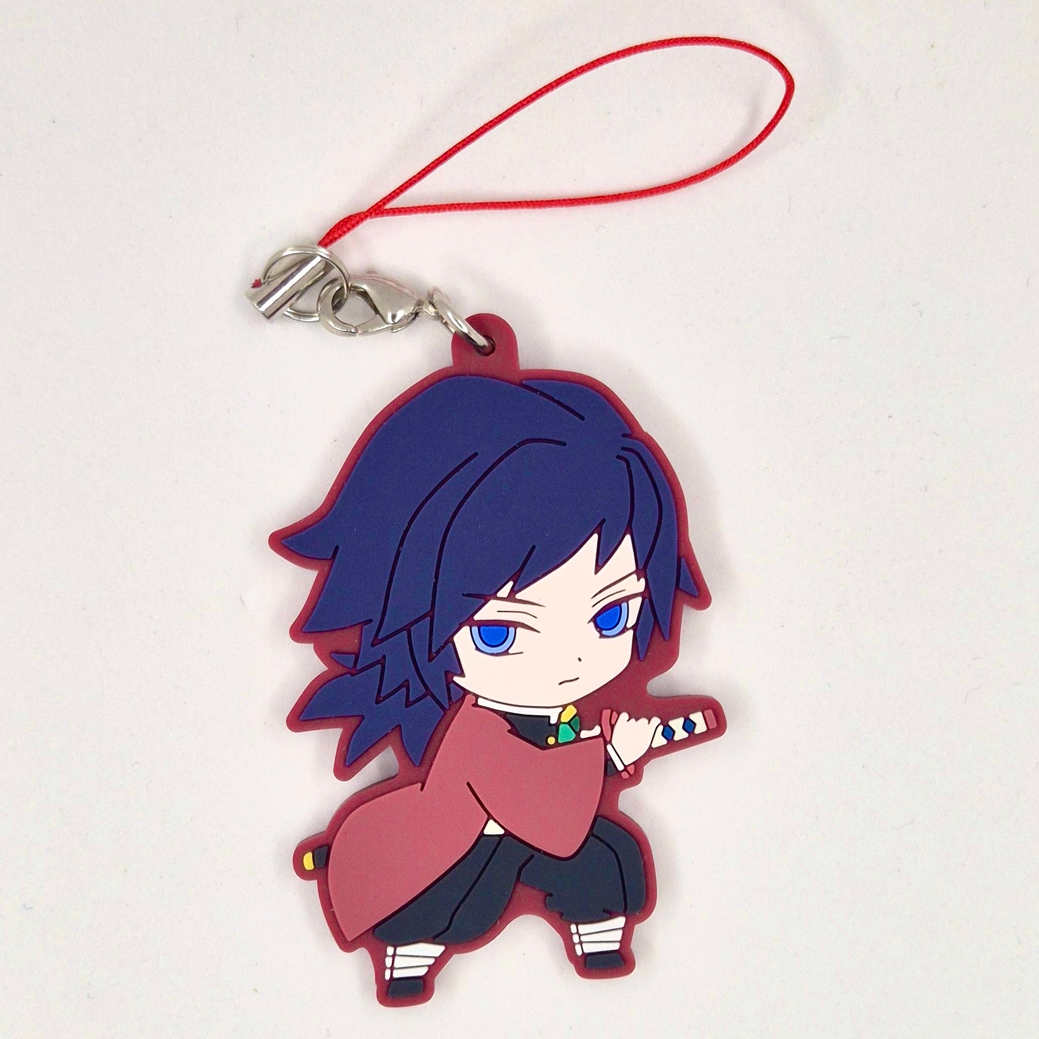 Demon Slayer Official Tomioka Giyu Rubber Keychain