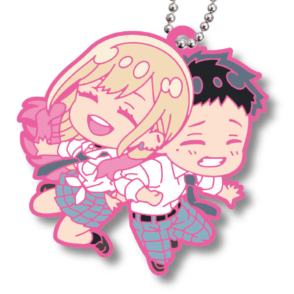 My Dress Up Darling Marin and Gojo Rubber Gashapon Keychain