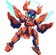 Animagear DE 03 Gundam Mecha by BANDAI (1 Random Design)