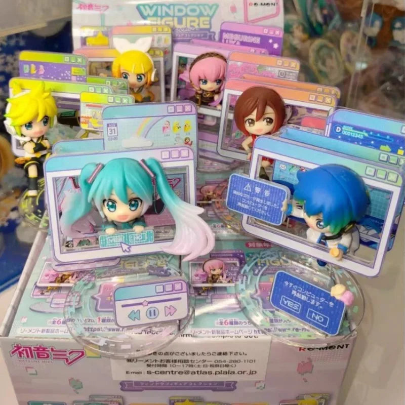 Vocaloid Meiko Window Figure Blind Boxes by Re-ment