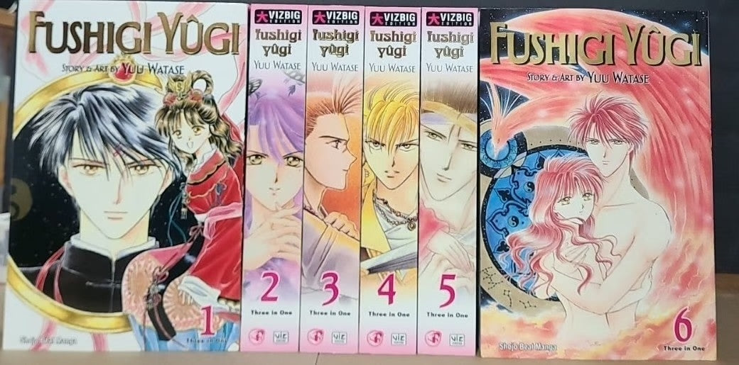 Fushigi Yuugi Manga Omnibus Editions 1-6 Complete English