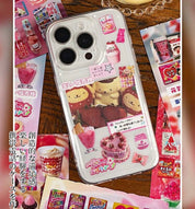 Japanese y2k retro Food Cuisine Themed Collage Sticker Cutout Book 20 pages/book