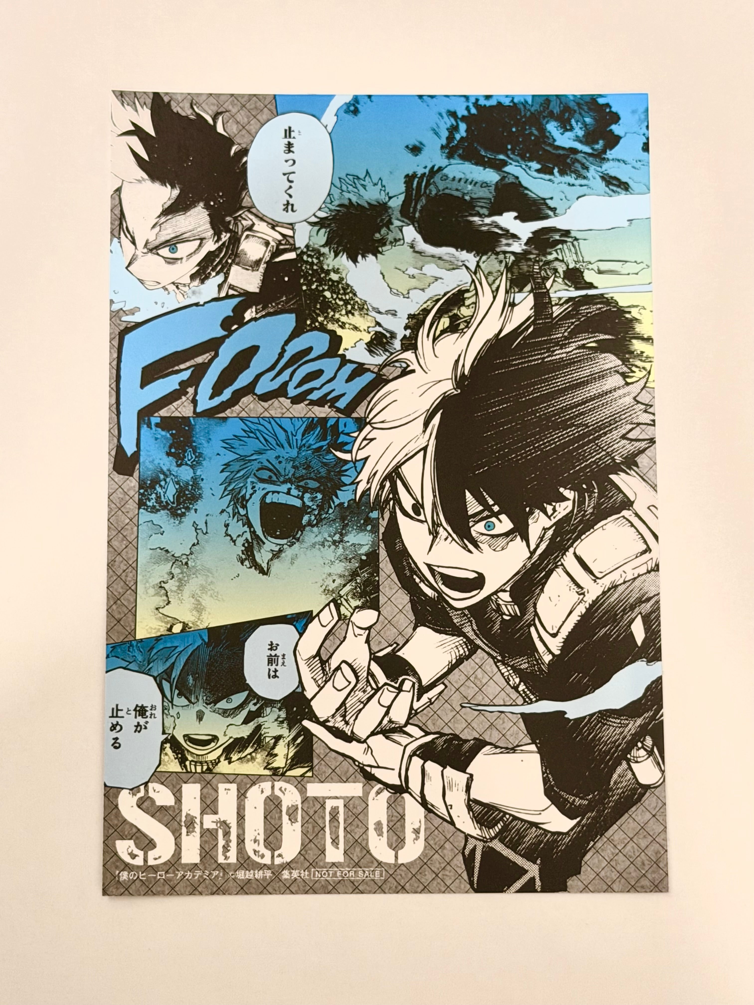 My Hero Academia Shoto Official Collector Postcard A5 263133