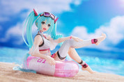 OPEN BOX Vocaloid Hatsune Miku Aqua Float figure