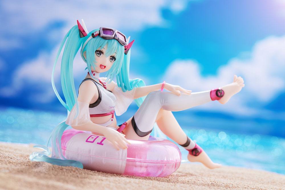 OPEN BOX Vocaloid Hatsune Miku Aqua Float figure