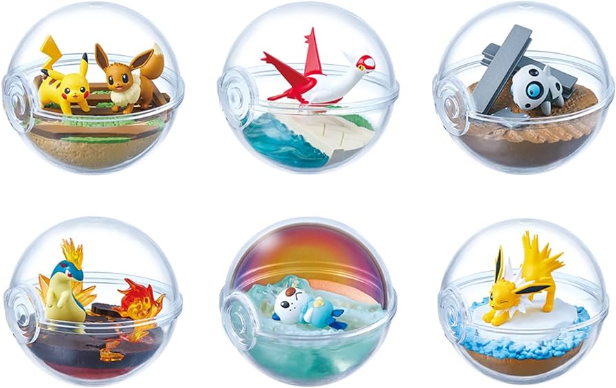 Pokemon Terrarium Collection 13 Blind box figures by Re-Ment