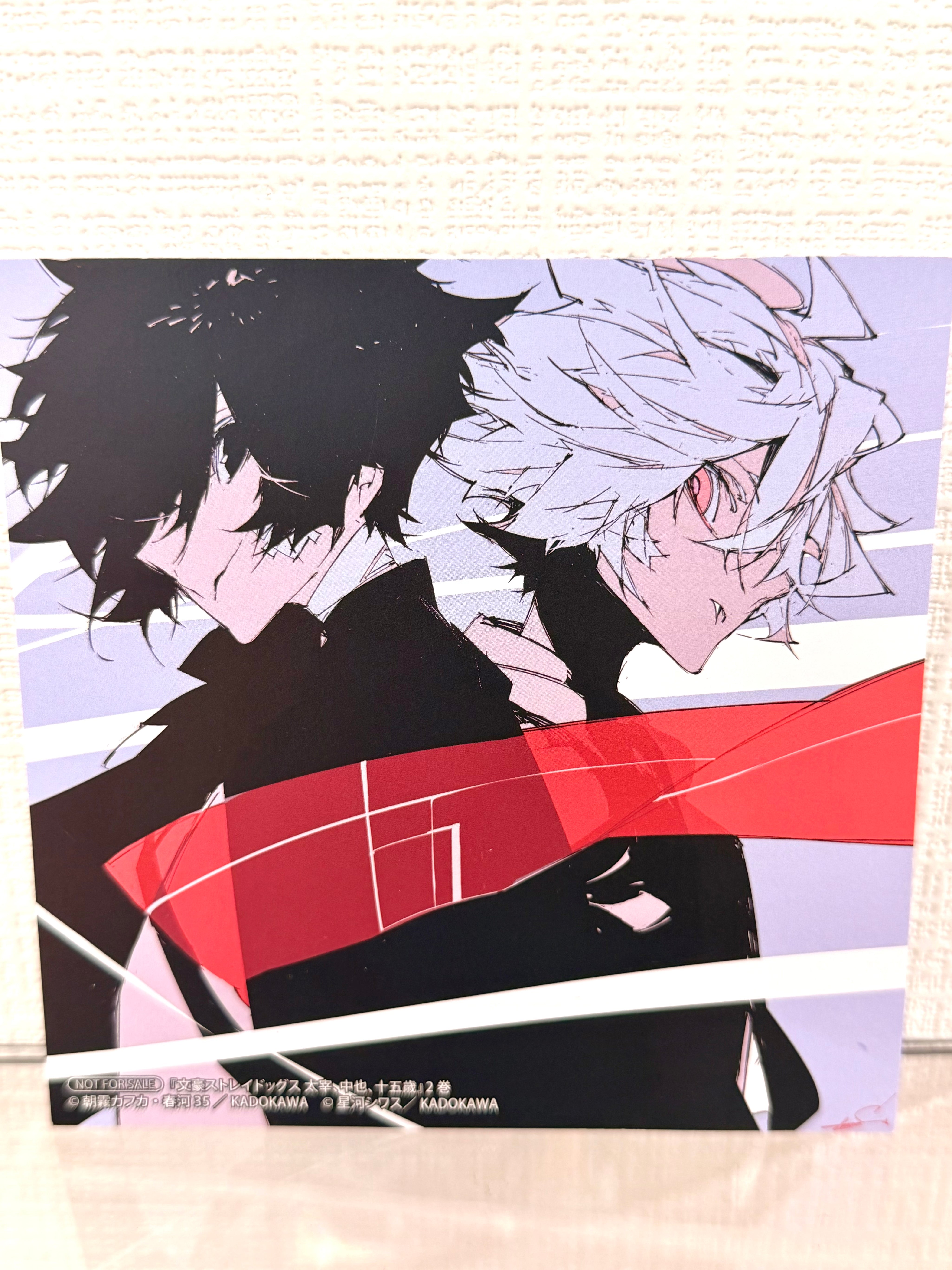 Bungo Stray Dogs  Official Square Collector Postcard 1