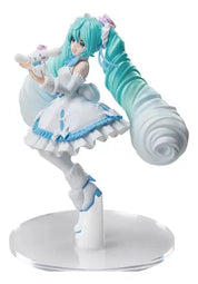 Vocaloid Hatsune Miku x Cinnamoroll white Dress Ver. Figure by SEGA