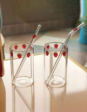 NaNa Strawberry Glass Cup