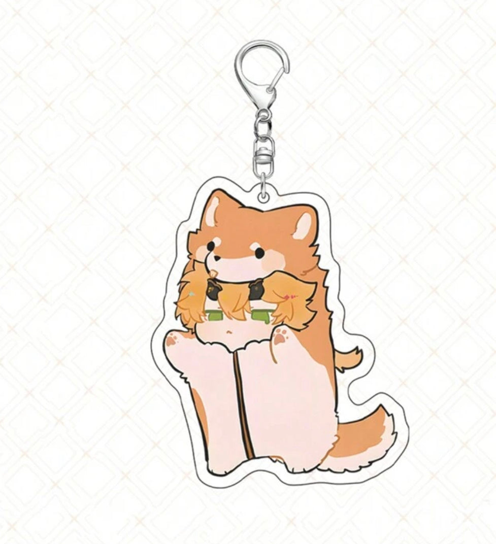 Genshin Impact Cute Cosplay Acrylic Keychains