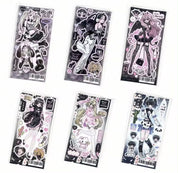 Anime Girl Angel and Devil Angelcorr Aesthetic Sticker Sheet Journaling