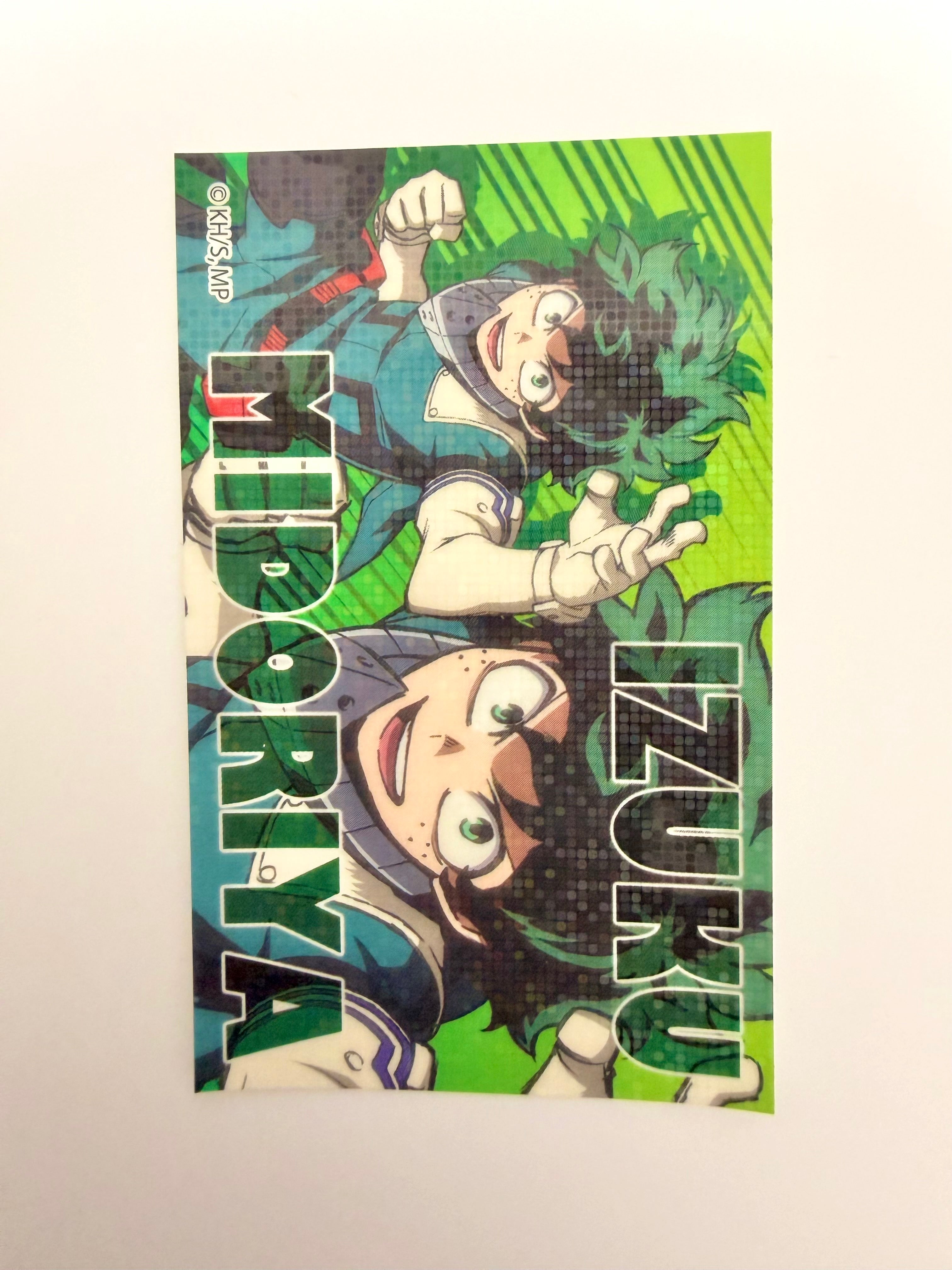 My Hero Academia Midoriya Official Collector Sticker Card 265102