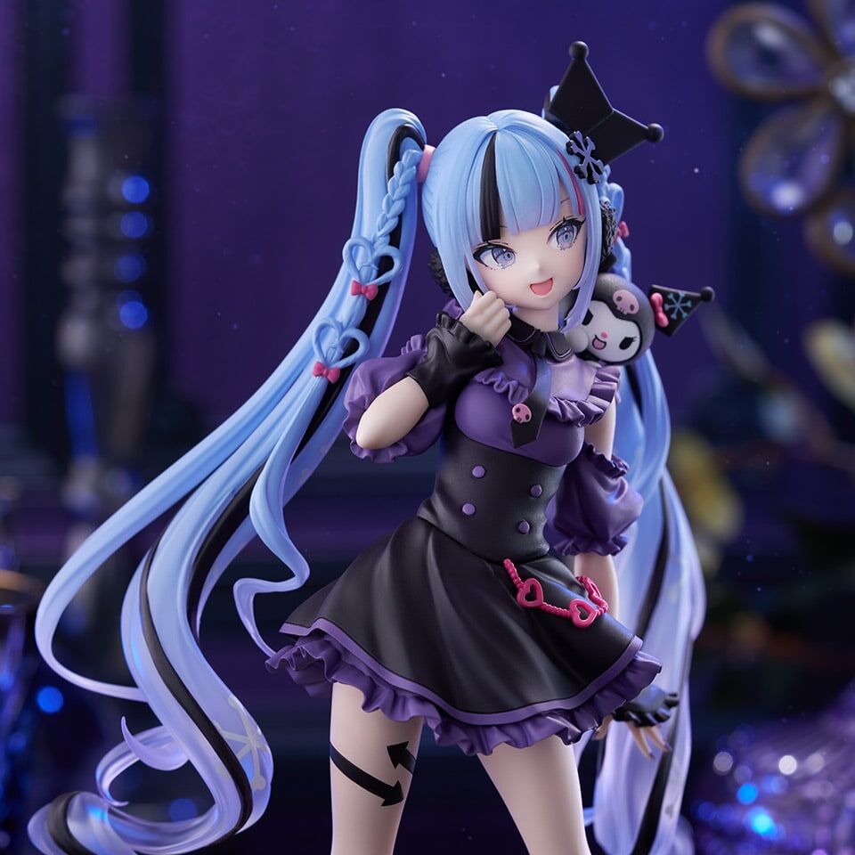 NO BOX Vocaloid Hatsune Miku x Kuromi Snow Version Figure by Furyu