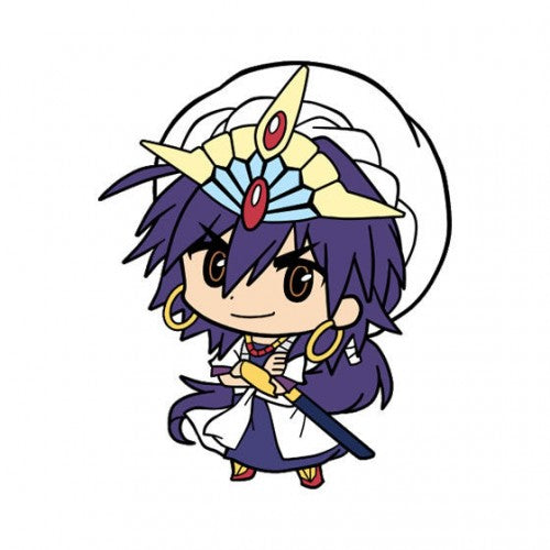 Magi the Labyrinth Of Magic Rubber Mascot Keychain Gashapon RARE