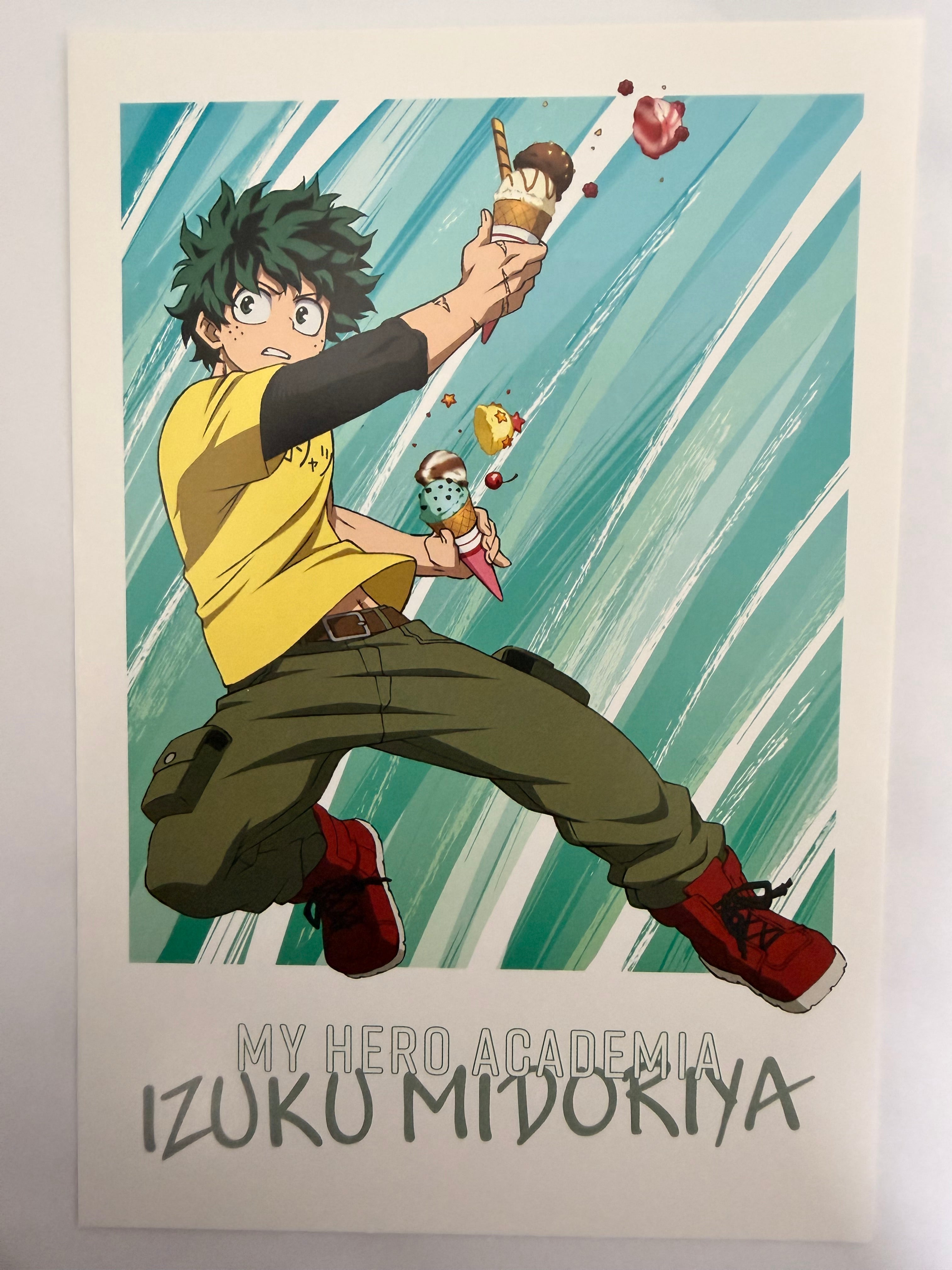 My Hero Academia Official Postcard 261781 Deku