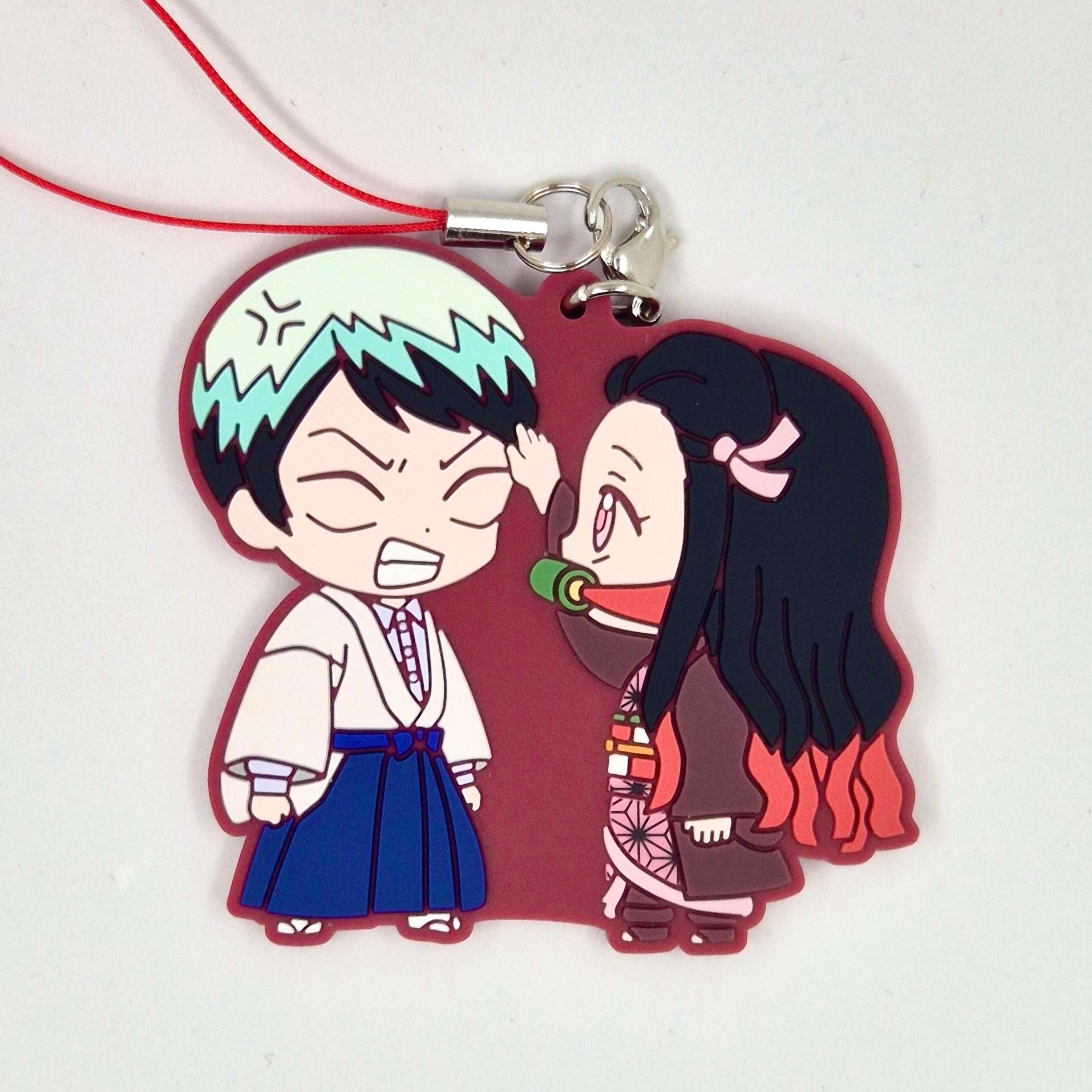 Demon Slayer Official Nezuko Rubber Keychain