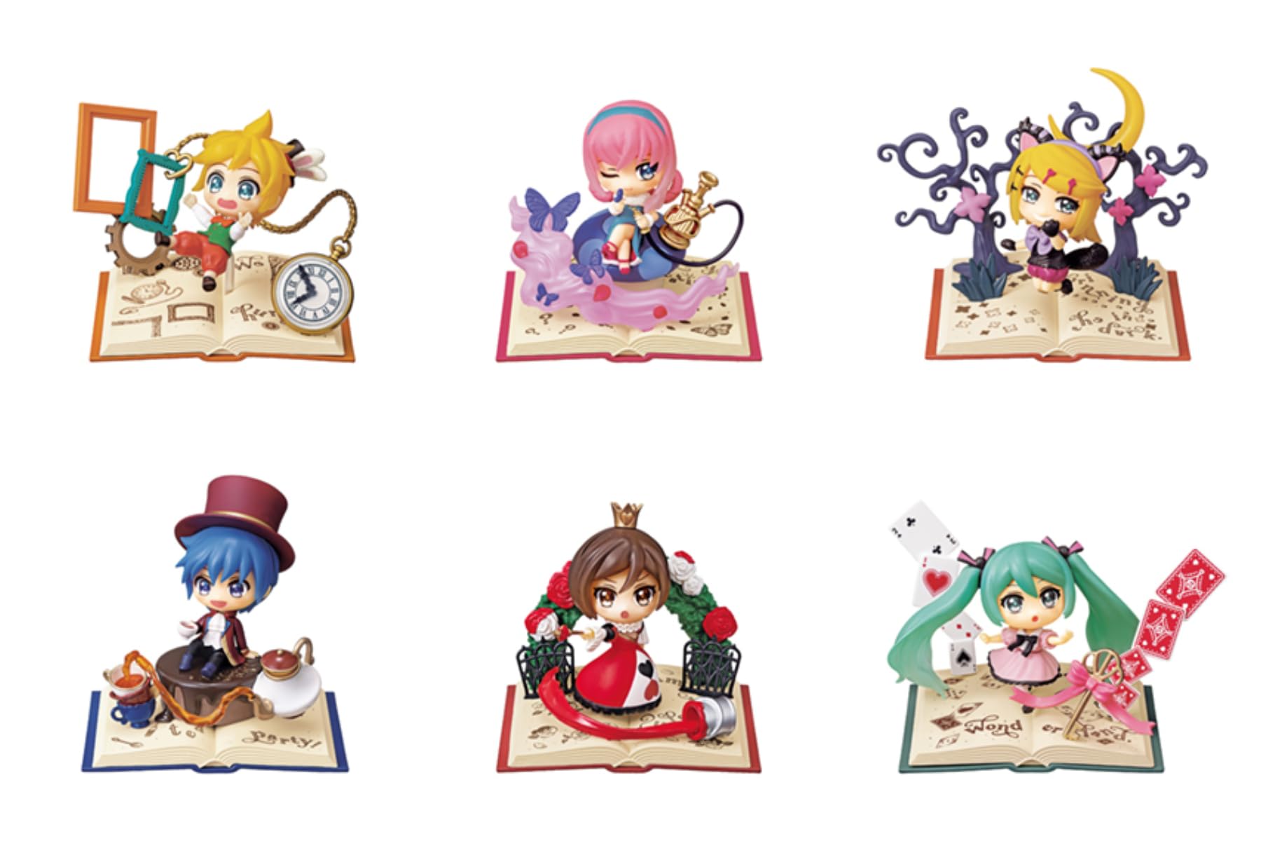 Vocaloid x Re-ment Secret Wonderland Desktop Companion Blind Box Figure