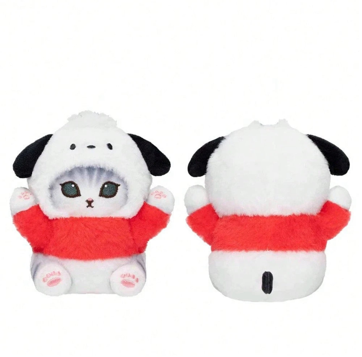 Sanrio x Mofusand Plush keychains Hello Kitty Kuromi My Melody Pompompurin Hangyodon Cinnamoroll