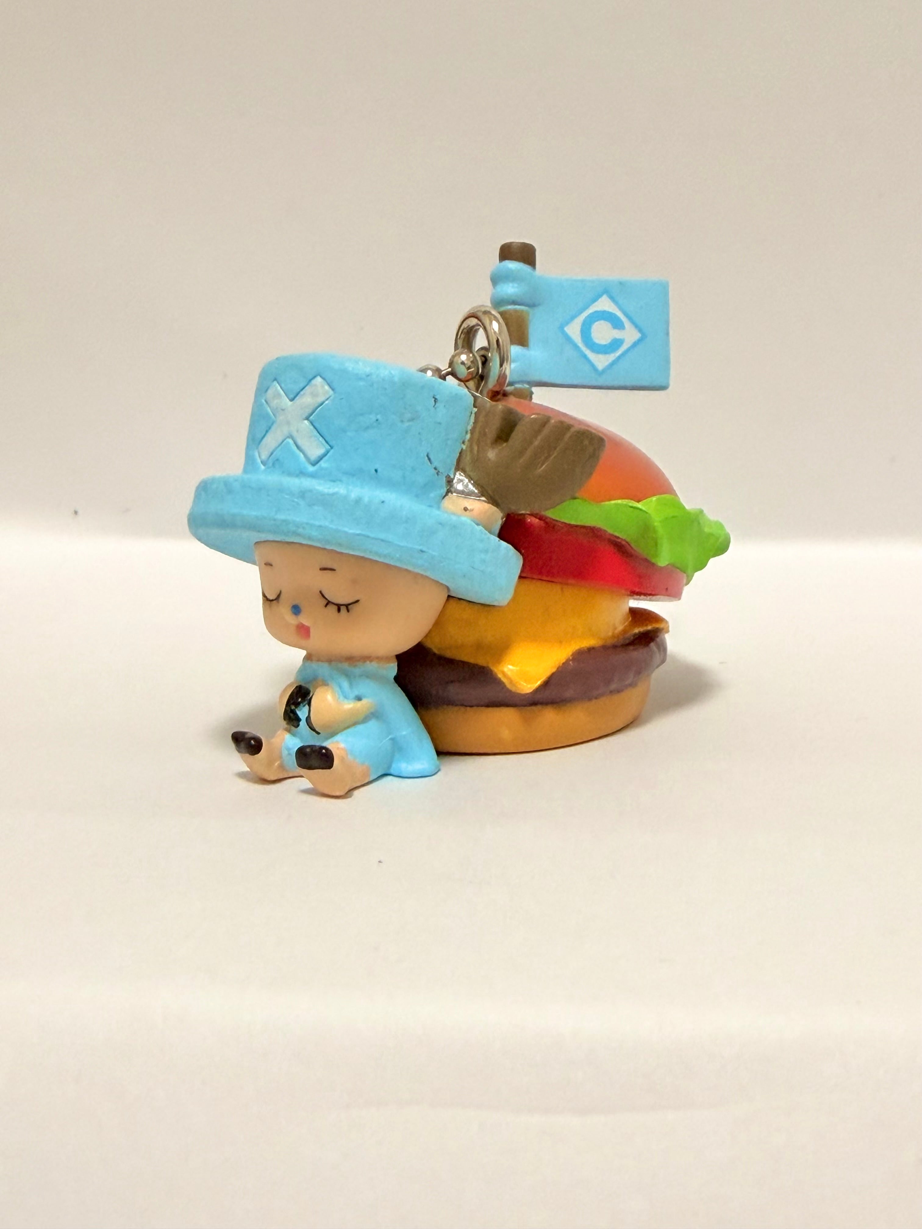 One Piece Chopper Official Mini Figure Burger Keychain 263130