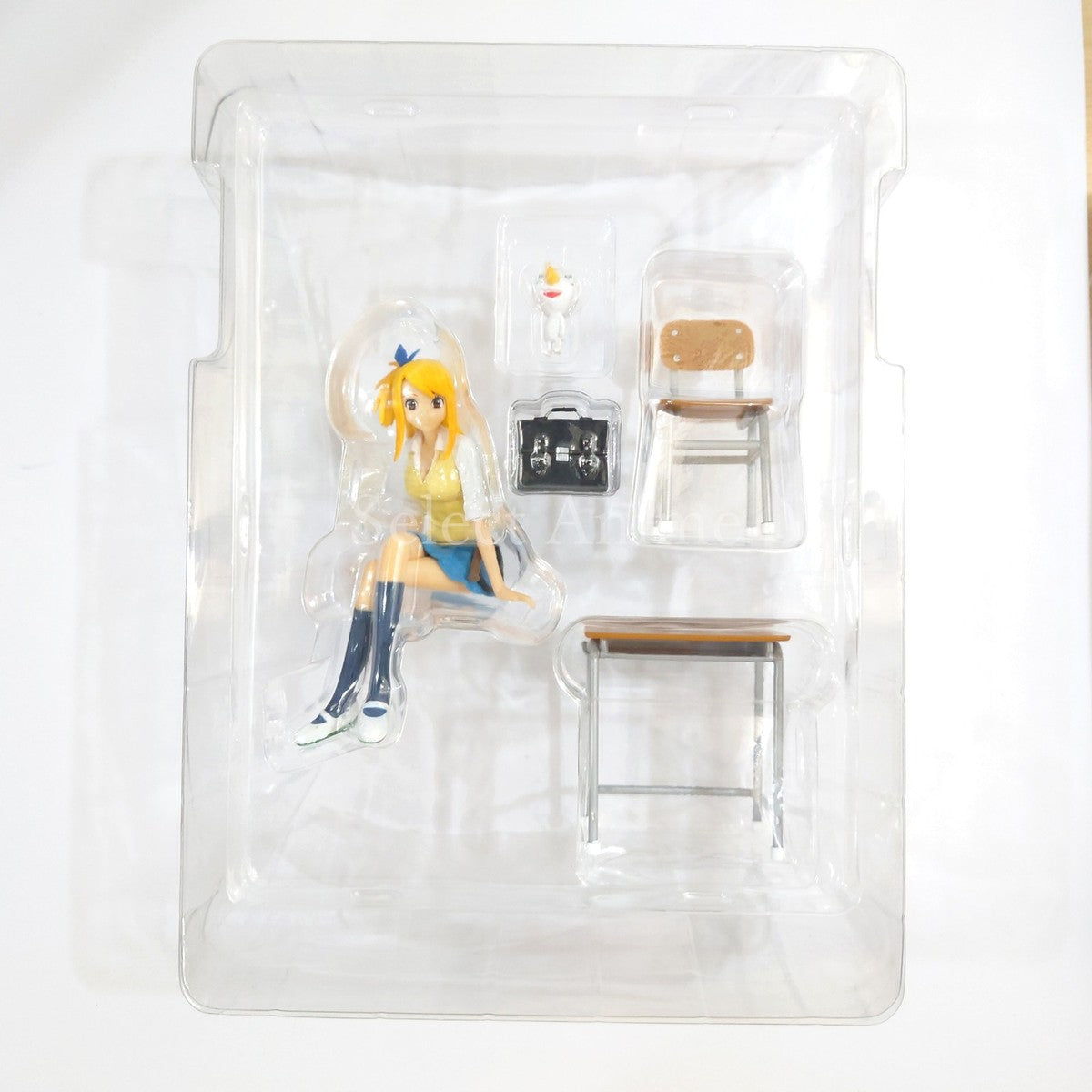 Fairy Tail - Lucy Hearfilia - Sunday x Magazine 50th Anniversary Collaboration Figure Set: St. Sunmaga Academy 3rd Period Lucy Heartfilia RARE