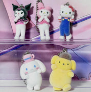 Sanrio Puriland Flocked Mascot Keychain Japan Exclusive 2026