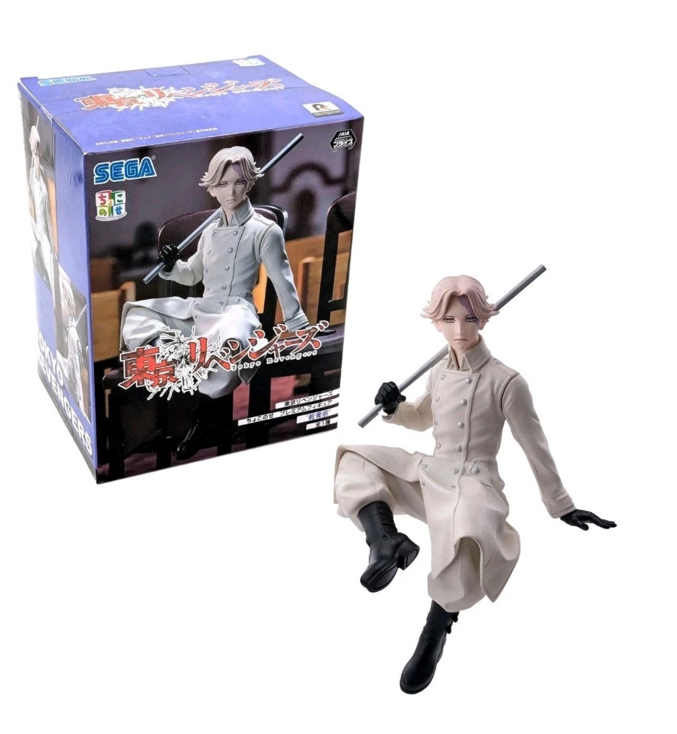 OPEN BOX Tokyo Revengers - Inui PM Prize Figure (Perching Ver.) by SEGA