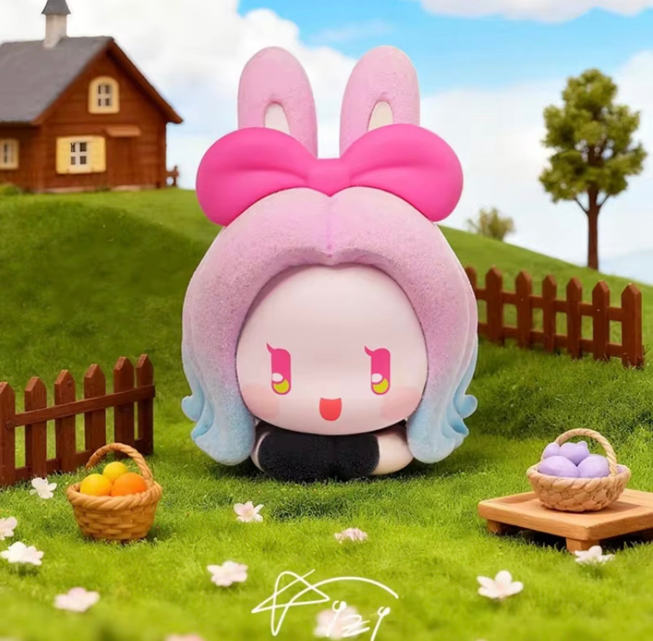 Alien Stage Rabbit Series Fluffy Sleeping Figure Blind Box