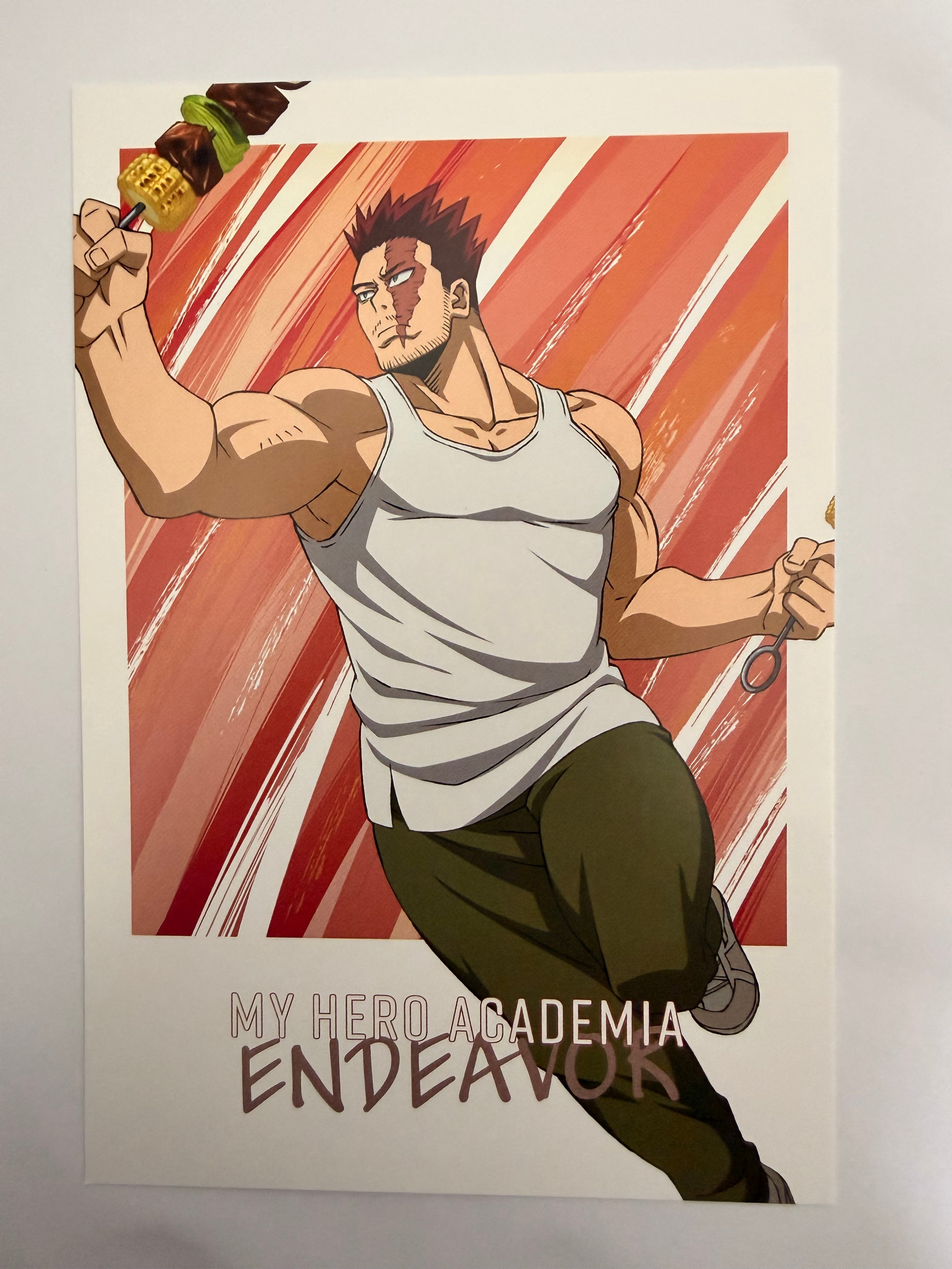 My Hero Academia Official Postcard 261784 Endeavor