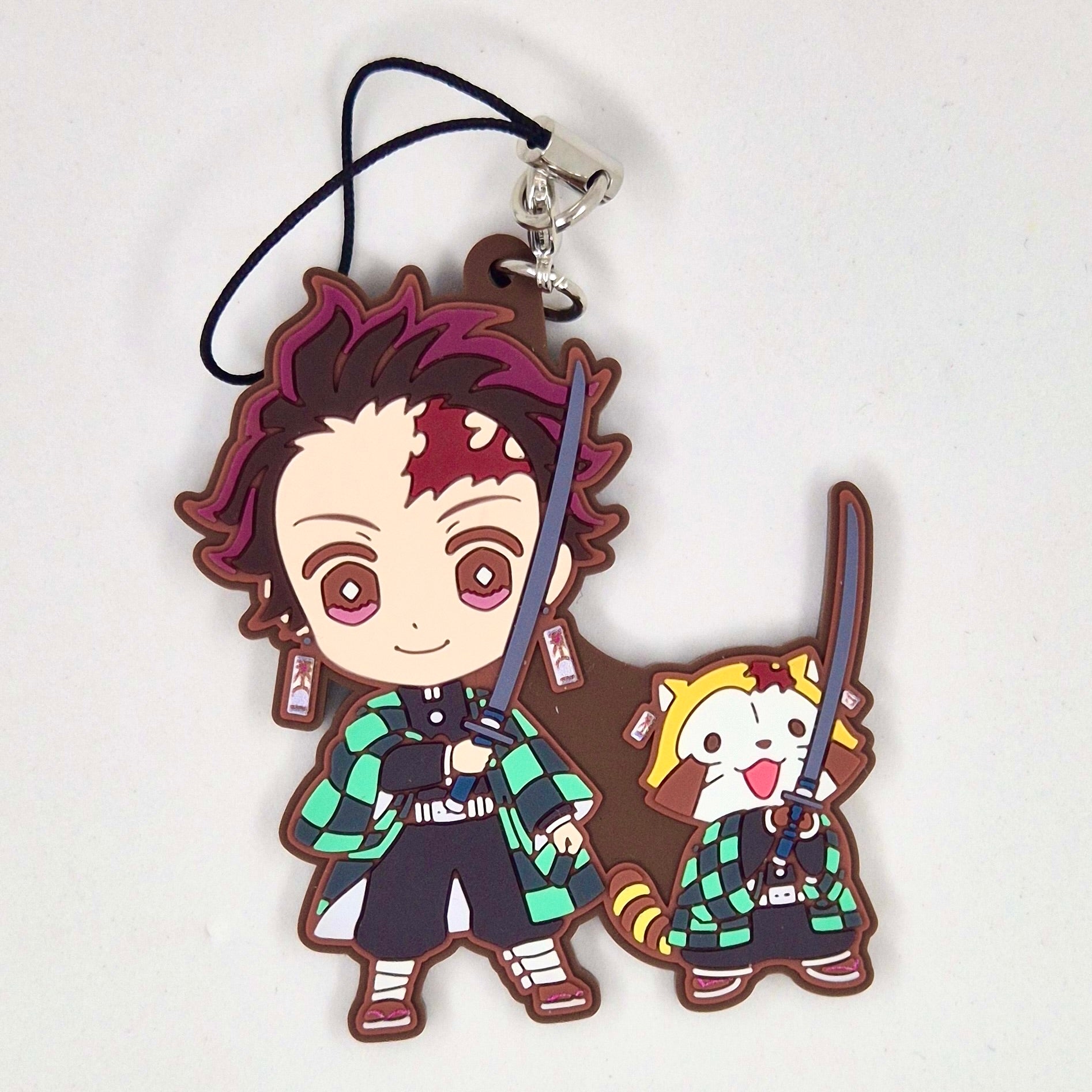 Demon Slayer Official Tanjiro Rubber Keychain
