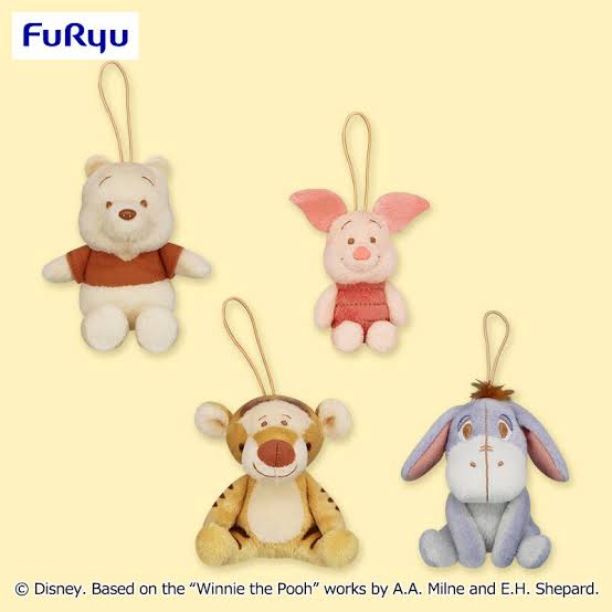 Winnie The Pooh Tigger Plush Keychain JP