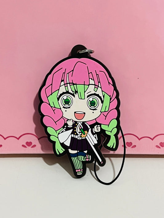 Demon Slayer Original Mitsuri Rubber Keychain by Bandai