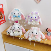 Bunny Plush Purse Pink