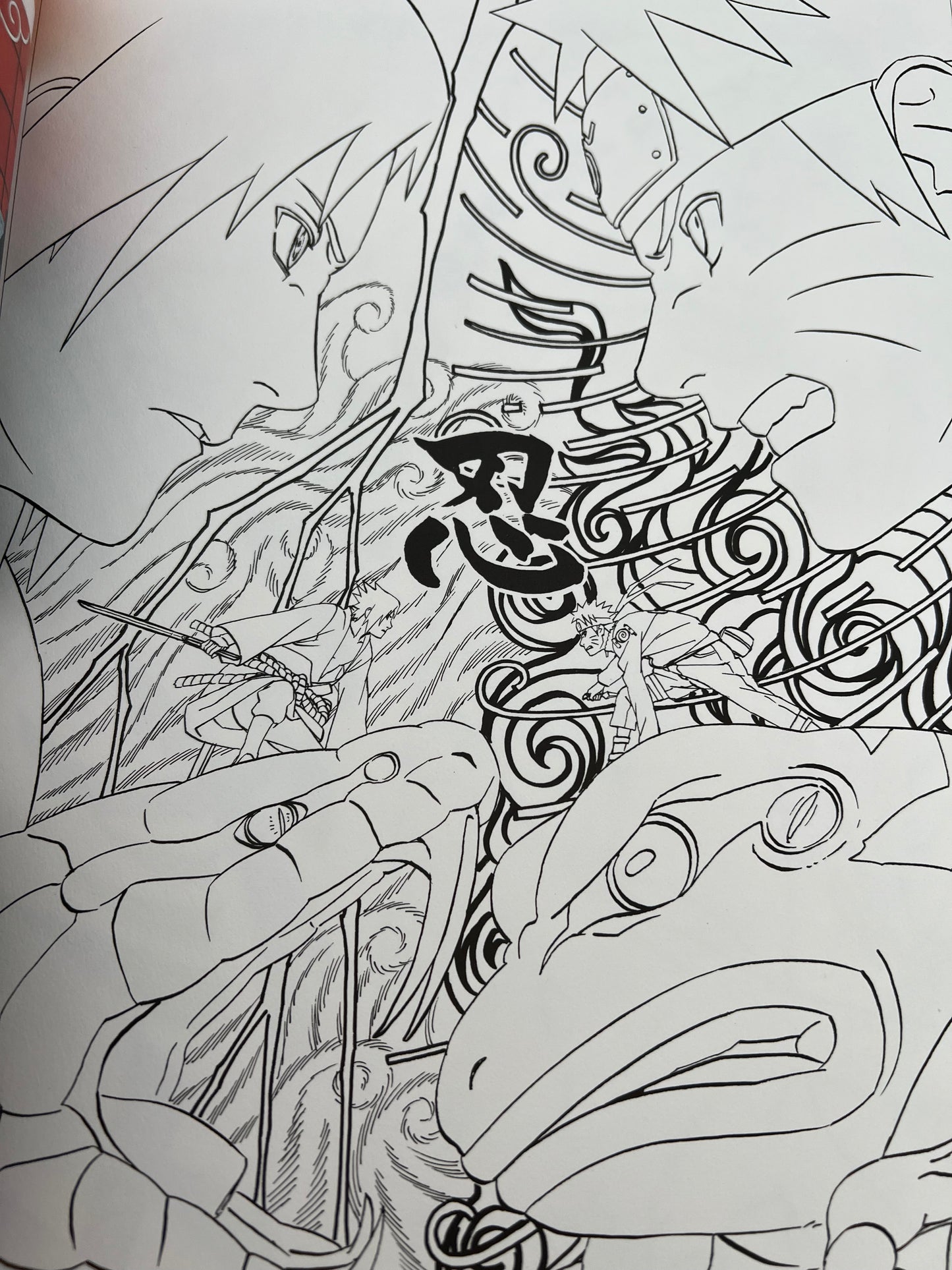Naruto: Paint Jump Illustration Paint Book - OOP Japan