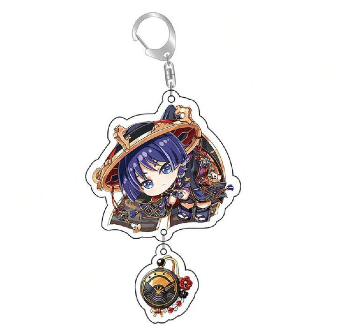 Genshin Impact Wanderer Scaramouche Acrylic Keychain