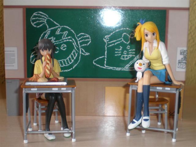 Fairy Tail - Lucy Hearfilia - Sunday x Magazine 50th Anniversary Collaboration Figure Set: St. Sunmaga Academy 3rd Period Lucy Heartfilia RARE