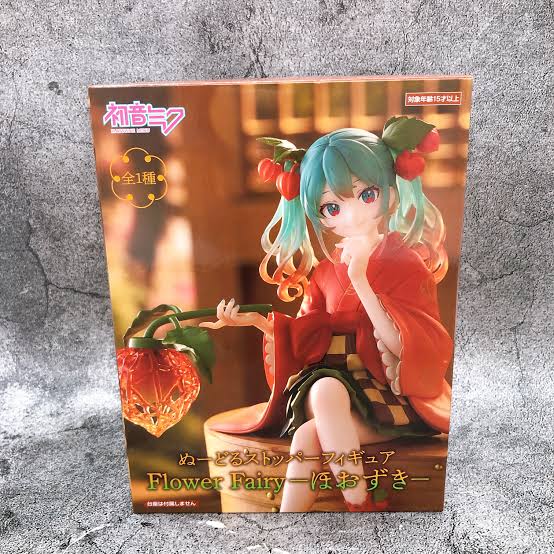 Vocaloid Hatsune Miku Flower Fairy Winter Cherry Noodle Stopper Figure by Furyu