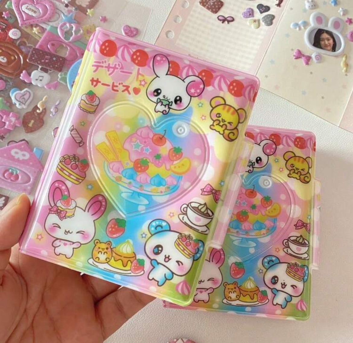 Retro Y2K Decoden Kawaii Photocard Binder Folder