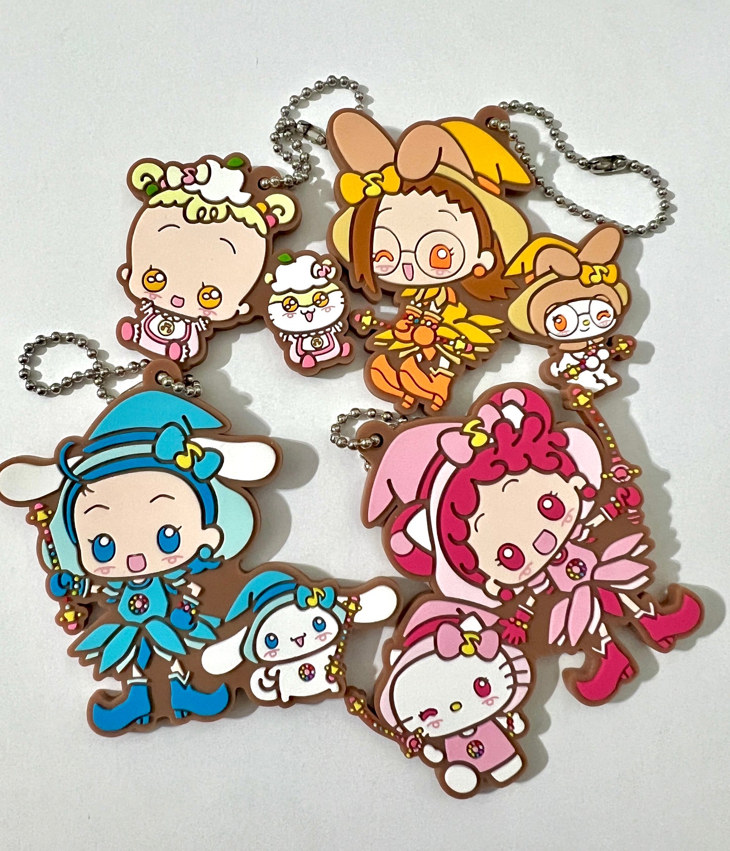 Magical Doremi x Sanrio Original Set of 4 Keychains (RARE)