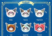 Sanrio Kuromi Zodiac Series Plush Keychain Blind Box (Confirmed Styles)