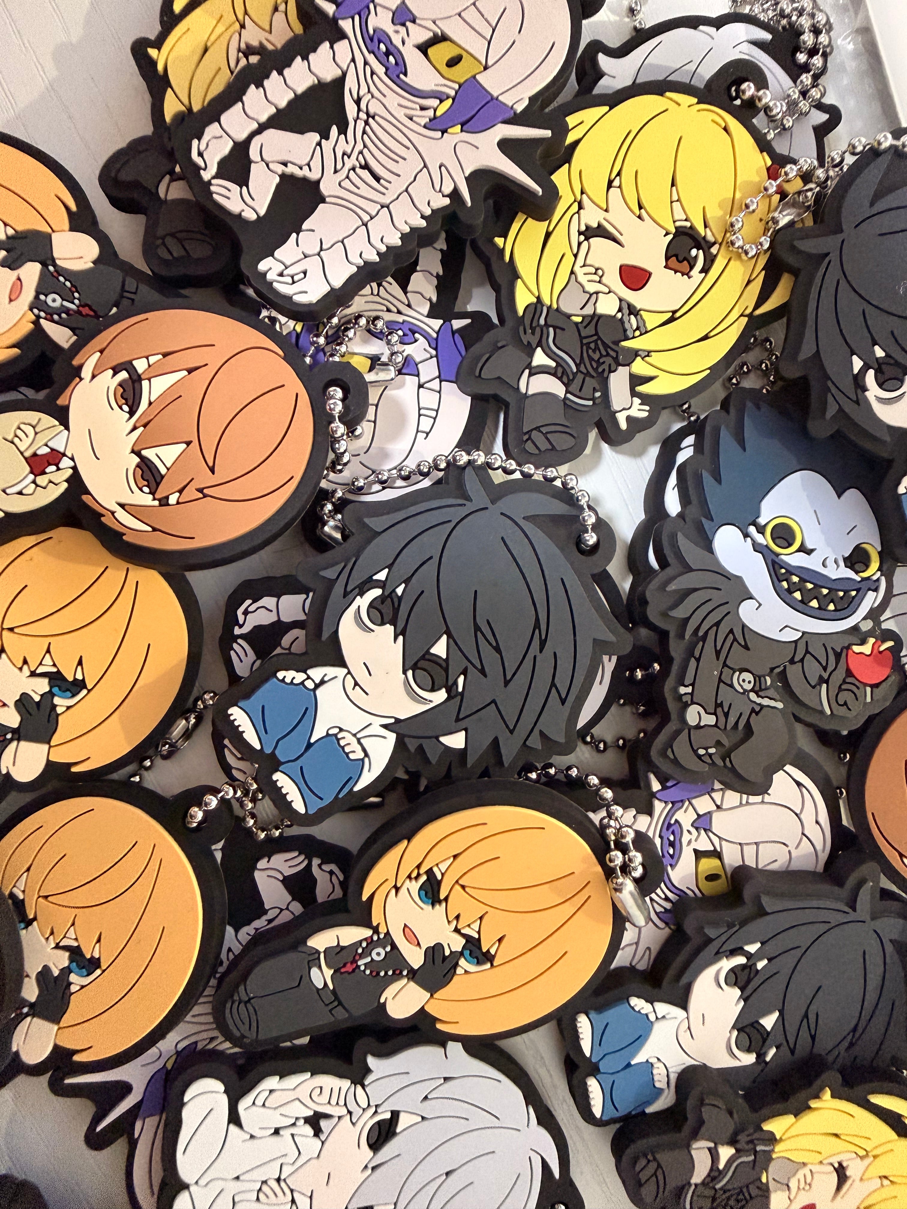 Takara Tomy Arts Death Note capsule rubber keychain Gashapon