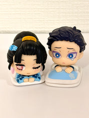 Demon Slayer  Human Akaza and Koyuki  Official Sleeping  Mini Figure JP Set of 2 263106
